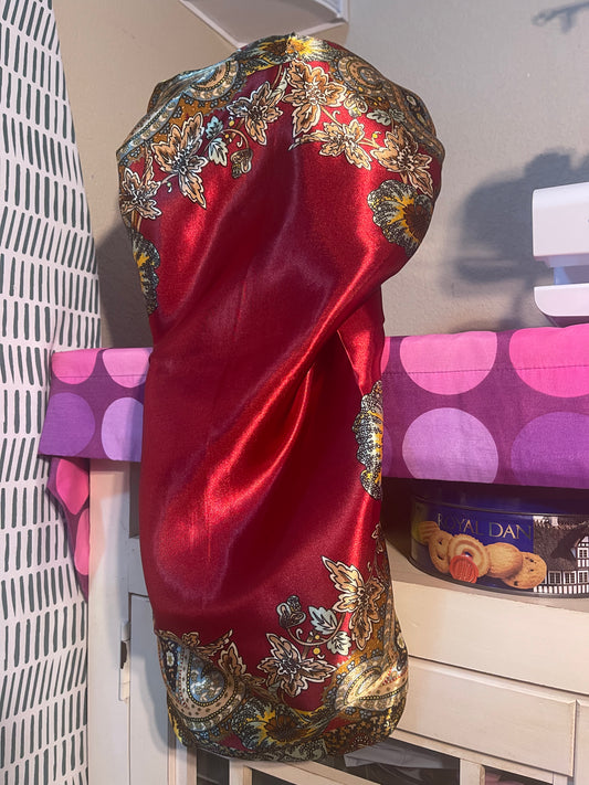 Custom Long Satin Bonnet